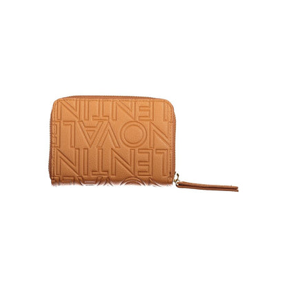 Valentino Brown Polyurethane Women Wallet