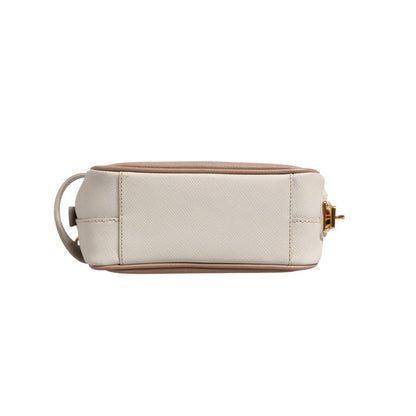 Prada Clay Gray Small Leather Shoulder Bag