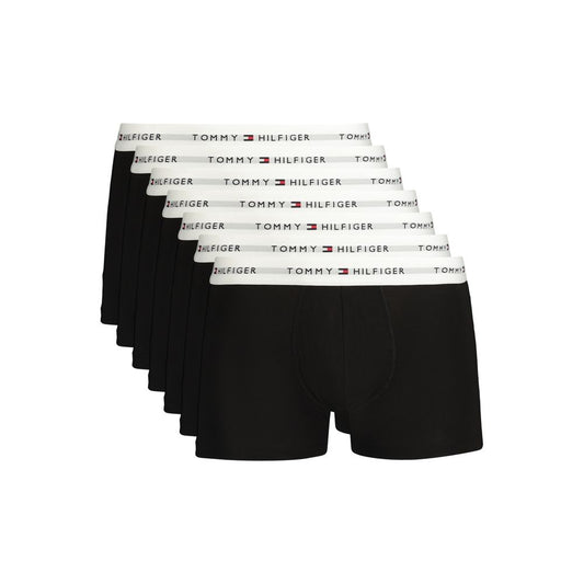 Tommy Hilfiger Black Cotton Mens Underwear
