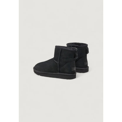 UGG Black Suede Leather Ankle Boots
