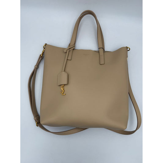 Saint Laurent SAINT LAURENT SHOPPING Beige Bag