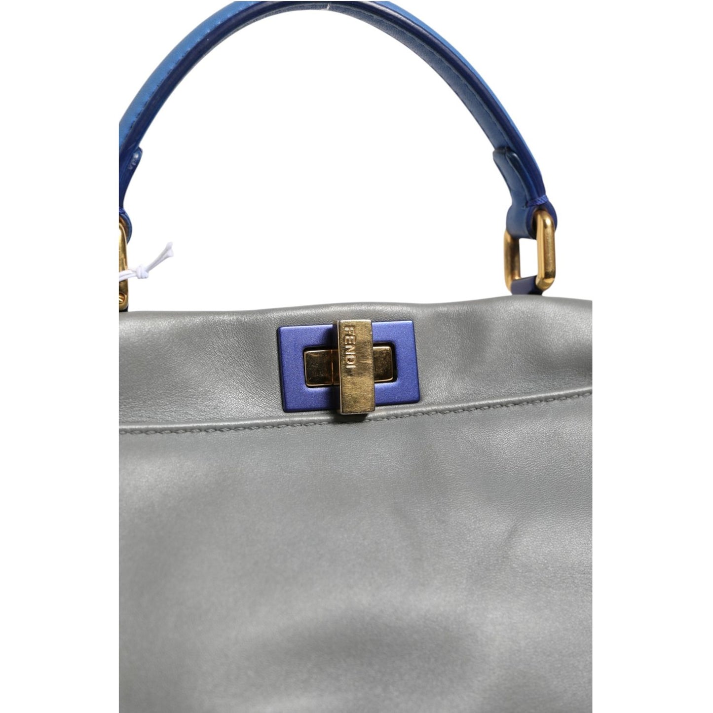 Fendi Mini Peekaboo Blue Grey