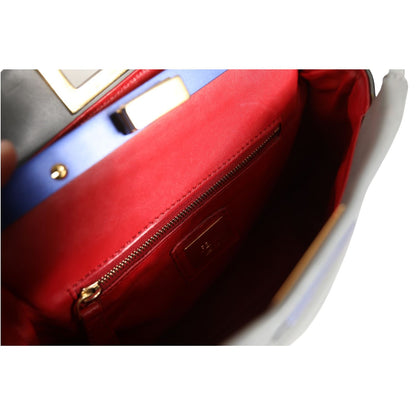 Fendi Mini Peekaboo Blue Grey