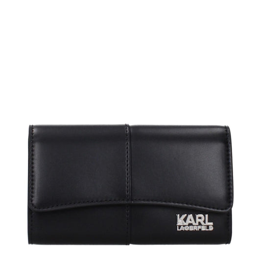 Karl Lagerfeld Black Polyethylene Wallet