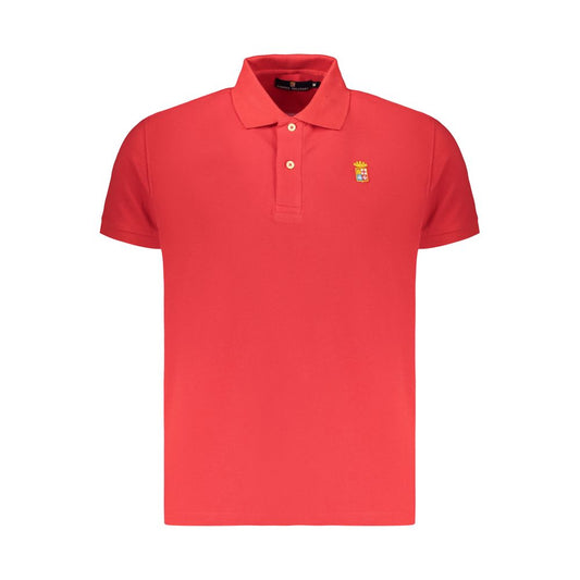 Marina Militare Rosso Cotton Men's Polo