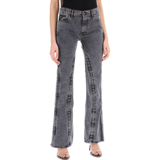 Y Project hook-and-eye flared jeans Jeans Y Project