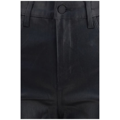 L'Agence Black Leather Pants