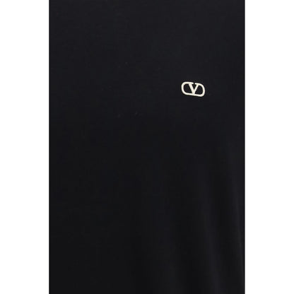 Valentino Black Cotton T-Shirt
