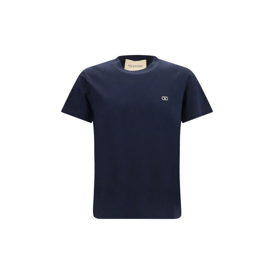 Valentino Blue Cotton T-Shirt