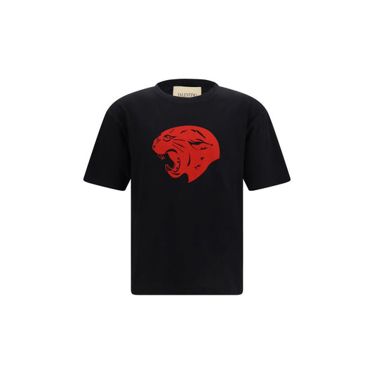 Valentino Black Cotton T-Shirt