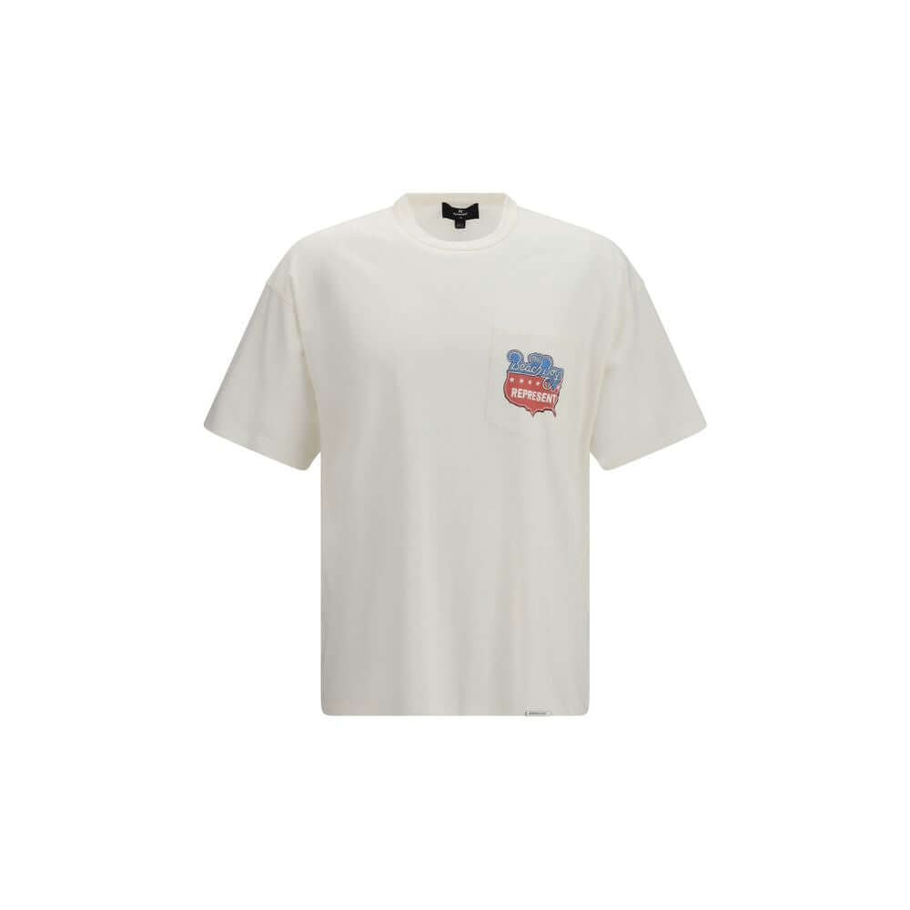 Represent White Cotton T-Shirt