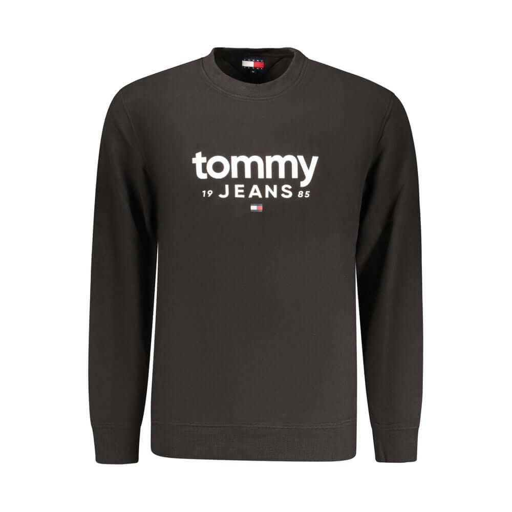 Tommy Hilfiger Black Cotton Men's Sweatshirt
