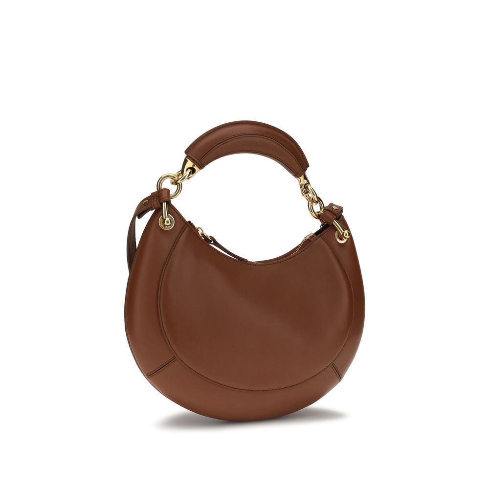 Chloé Brown Calf Leather Bos Taurus Shoulder Bag