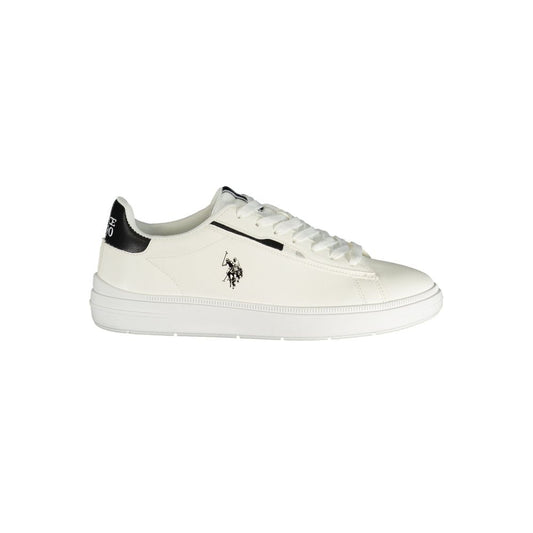 U.S. POLO ASSN. Bianco Polyurethane Mens Sneaker