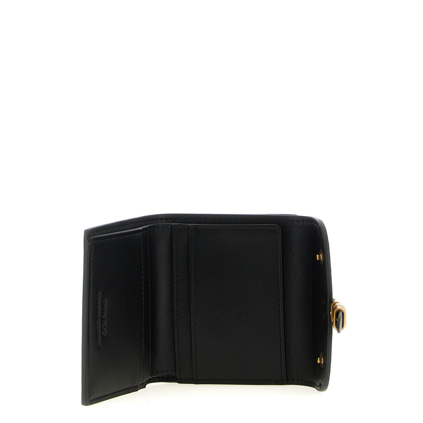 PINKO Black Cowhide Cardholder