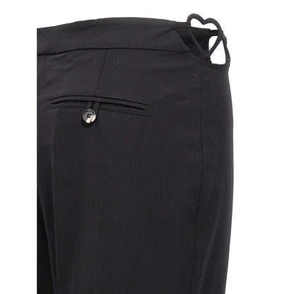 Nensi Dojaka Black Virgin Wool Pants