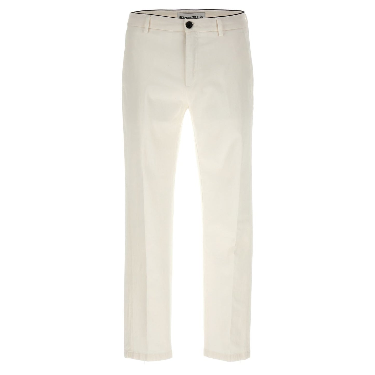 Department 5 White Cotton Pants