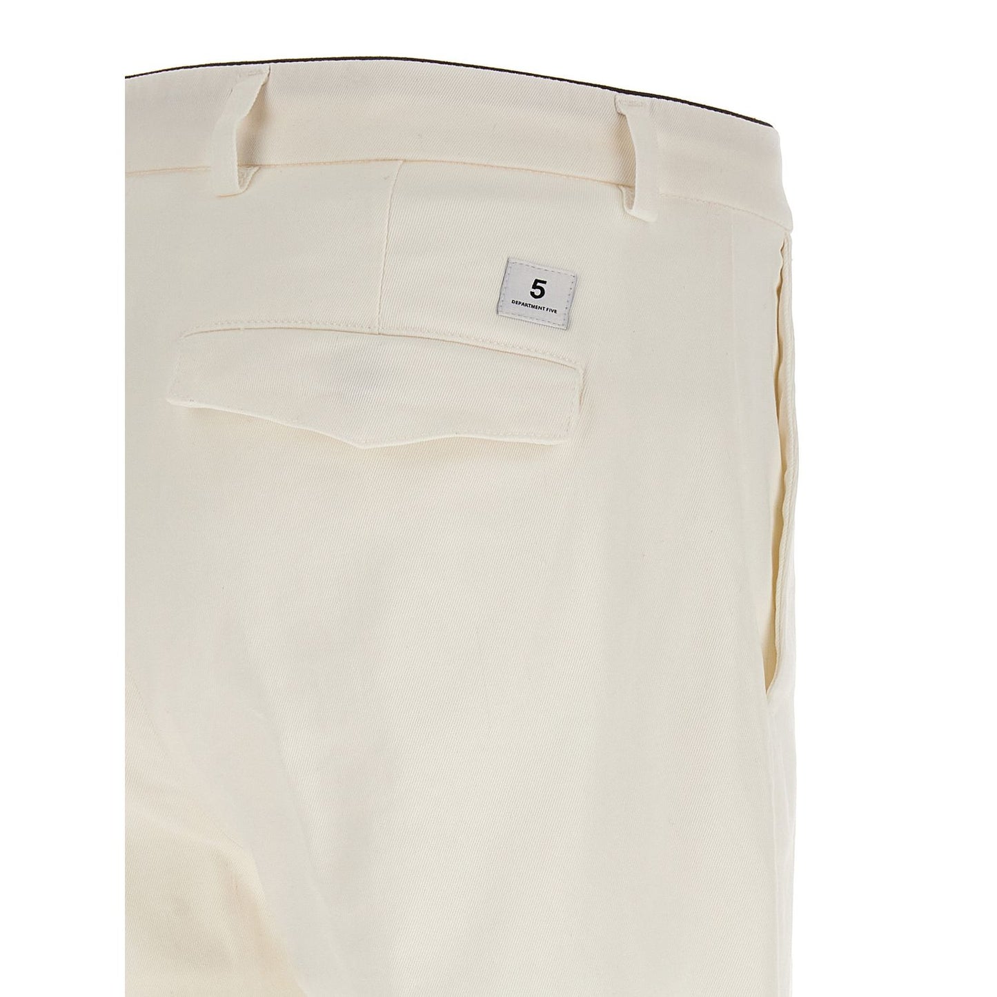 Department 5 White Cotton Pants
