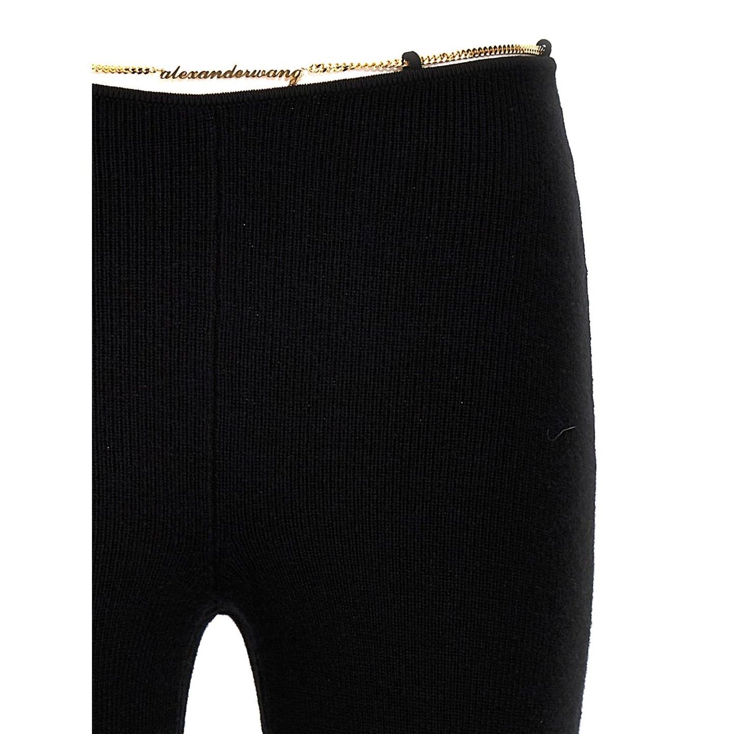 Alexander Wang Black Wool Casual Pants