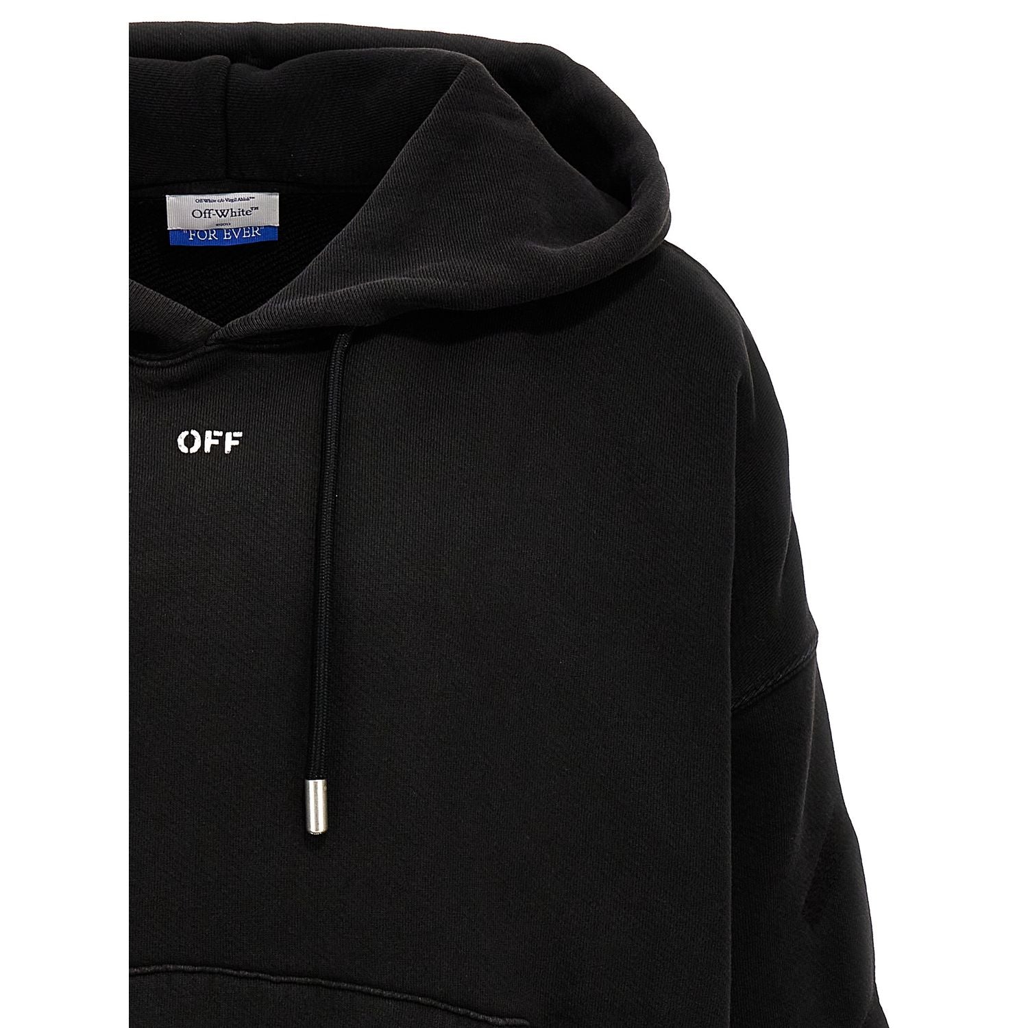 Off-White Gray Cotton Sweatshirt