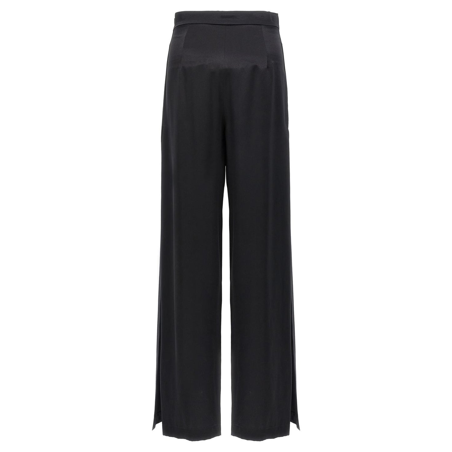 Max Mara Black Silk Casual Pants