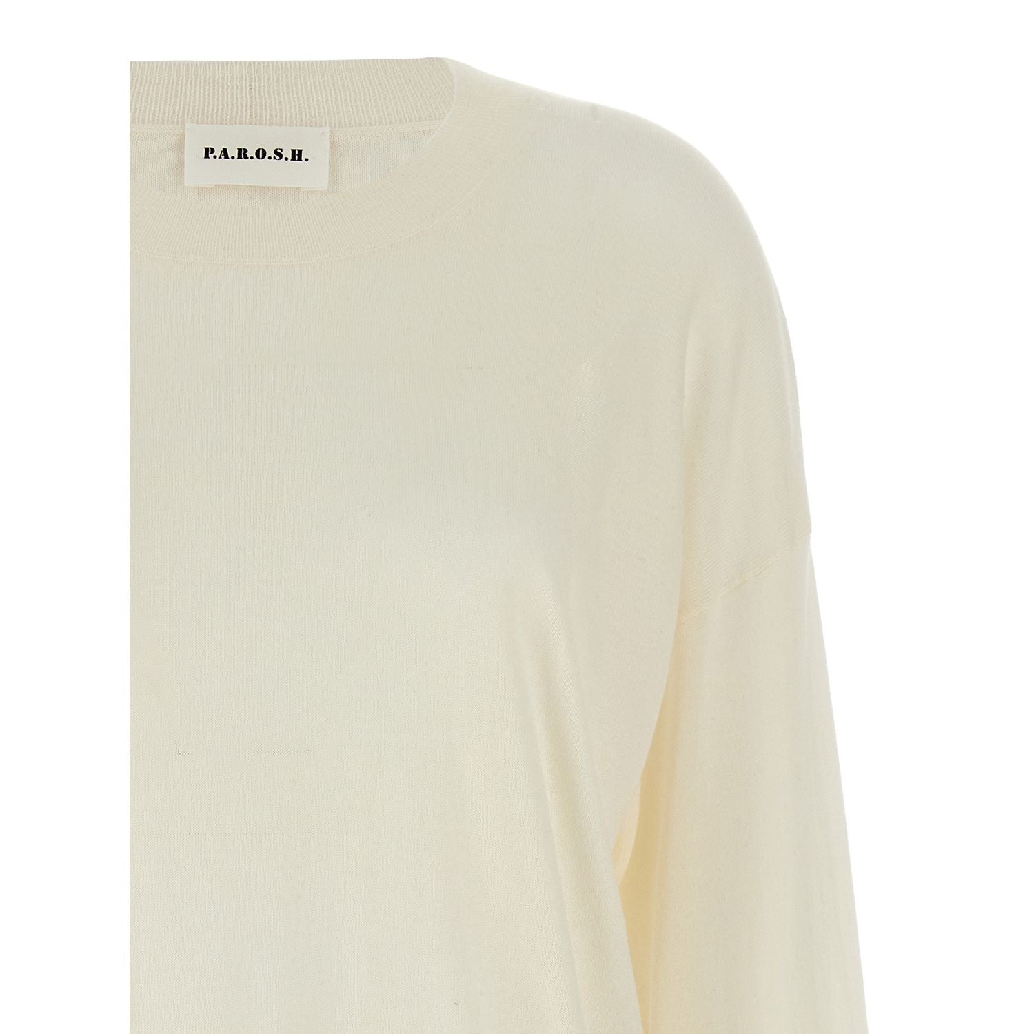 P.A.R.O.S.H. White Wool Cardigan