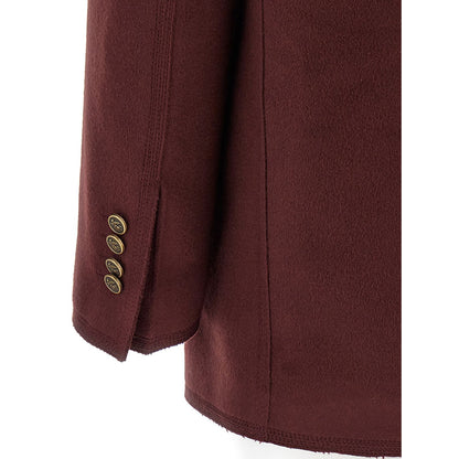 Etro Bordeaux Wool Blazer