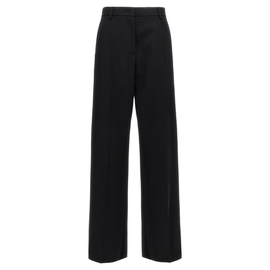 Valentino Garavani Black Virgin Wool Dress Pants
