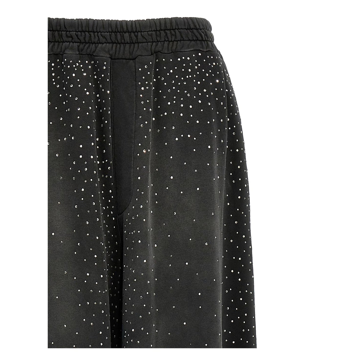 Giuseppe Di Morabito Black Cotton Joggers (Workout Pants)