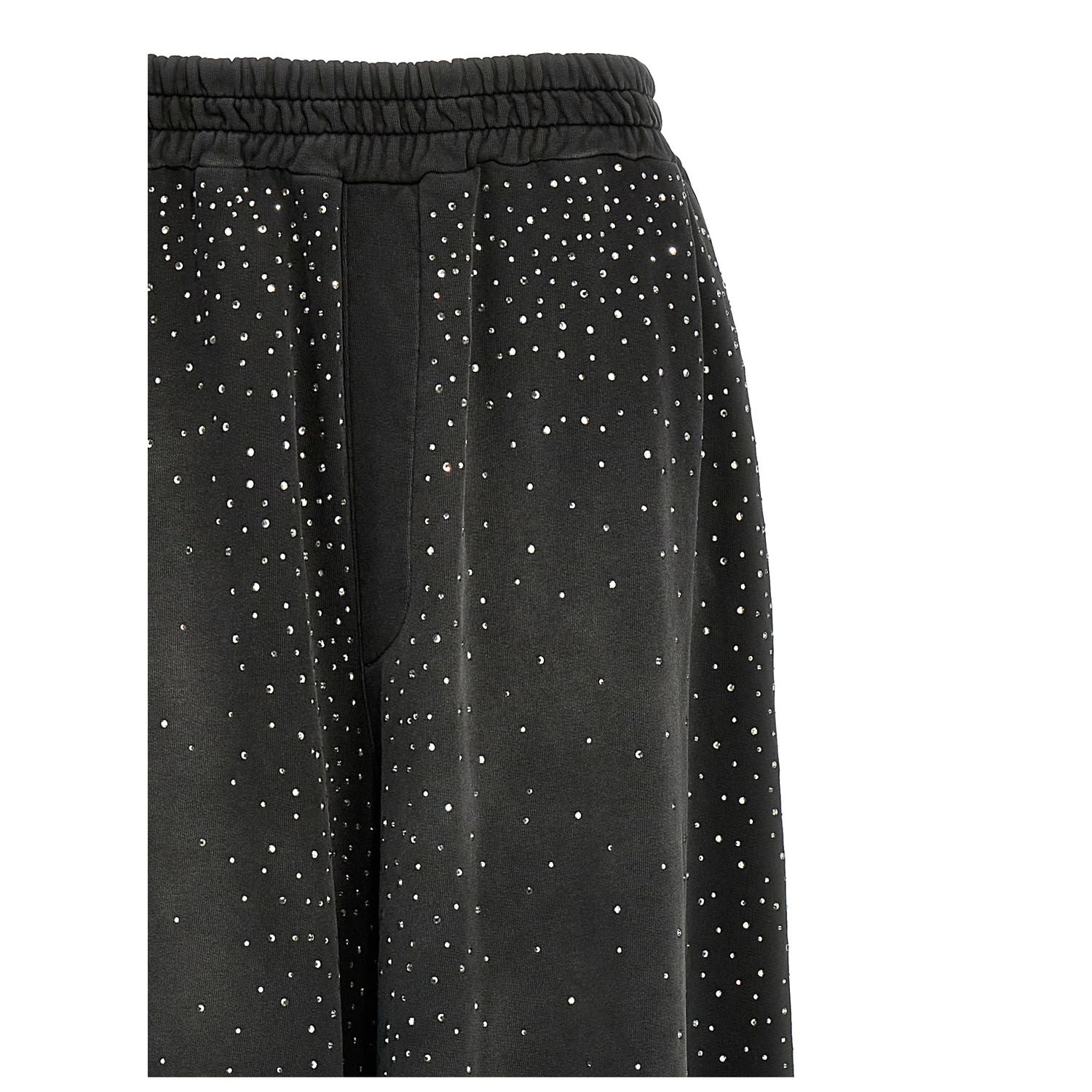 Giuseppe Di Morabito Black Cotton Joggers (Workout Pants)