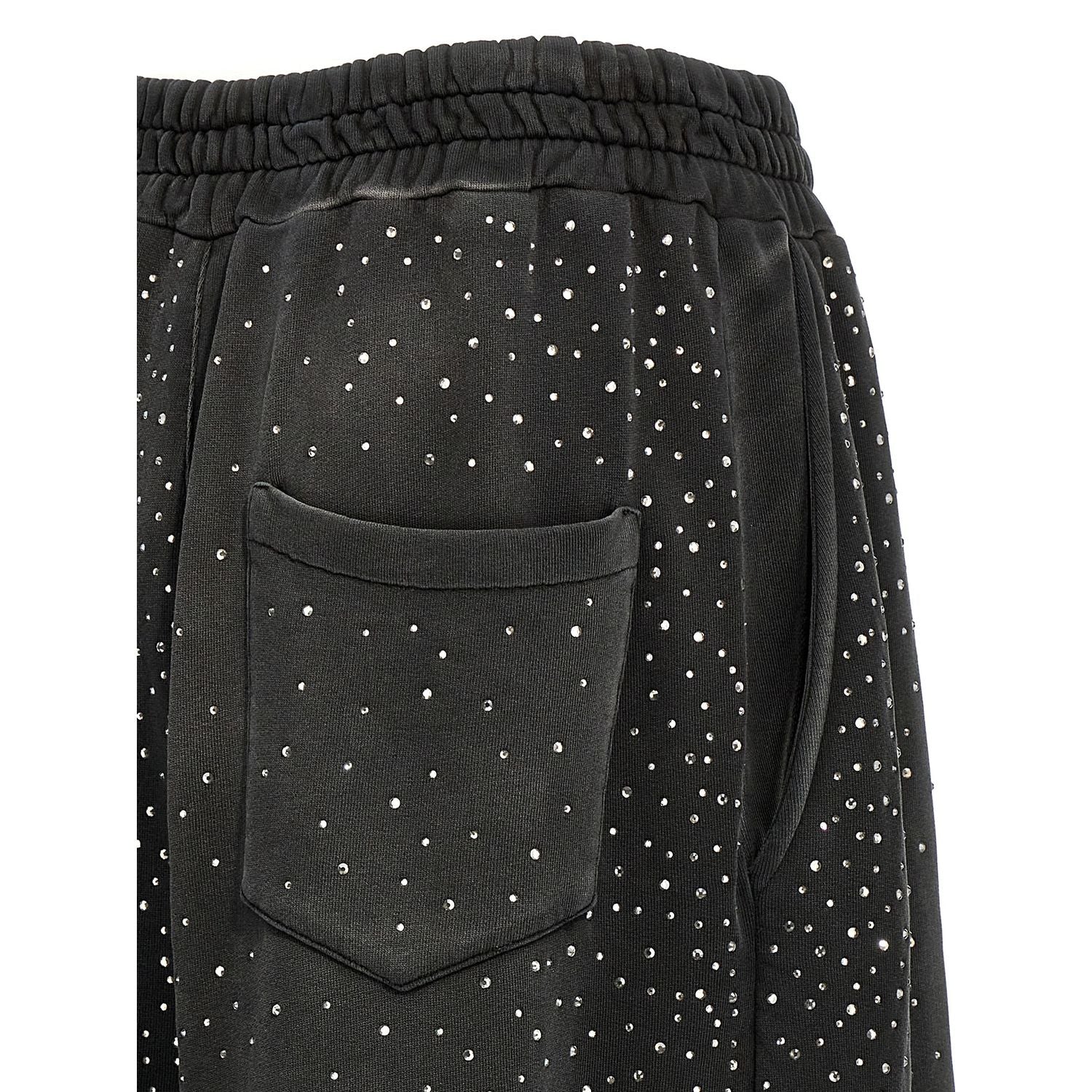 Giuseppe Di Morabito Black Cotton Joggers (Workout Pants)