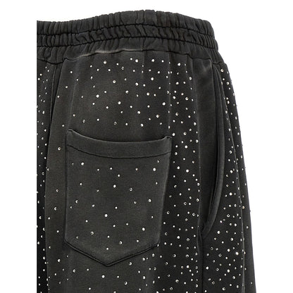 Giuseppe Di Morabito Black Cotton Joggers (Workout Pants)