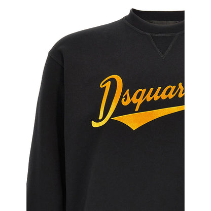 Dsquared² Black Cotton Sweatshirt