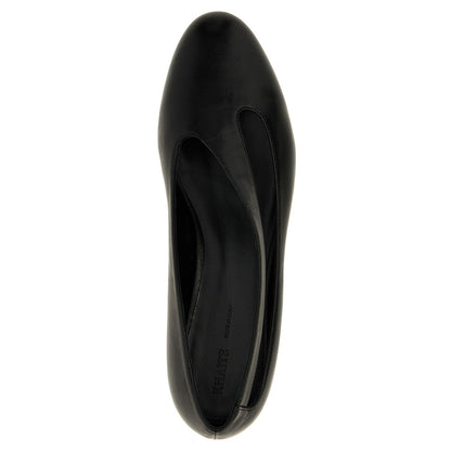Khaite Black Lamb Leather Ballet Flats
