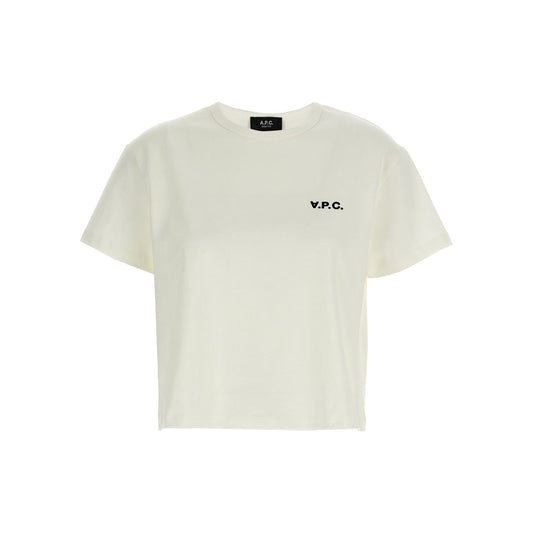 A.P.C. White Cotton T-Shirt