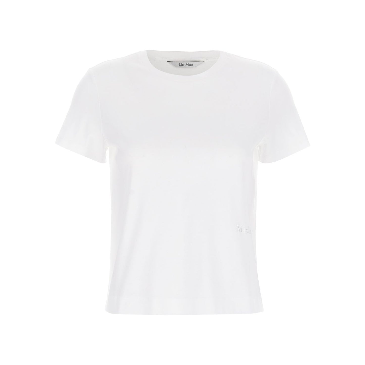 Max Mara White Cotton T-Shirt