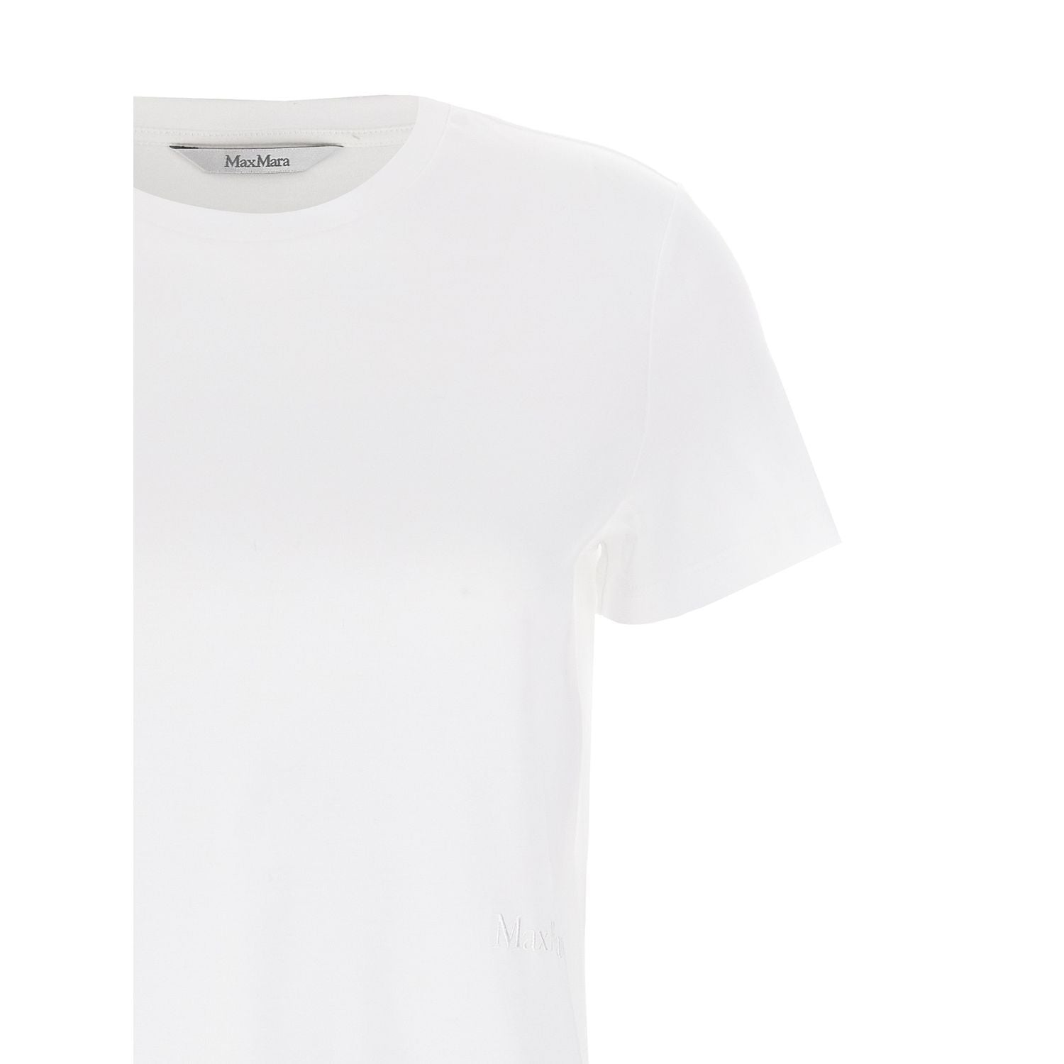 Max Mara White Cotton T-Shirt
