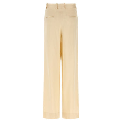 Armarium Beige Viscose Casual Pants