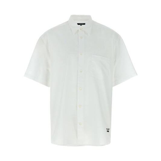 Comme Des Garçons White Cotton Blouse