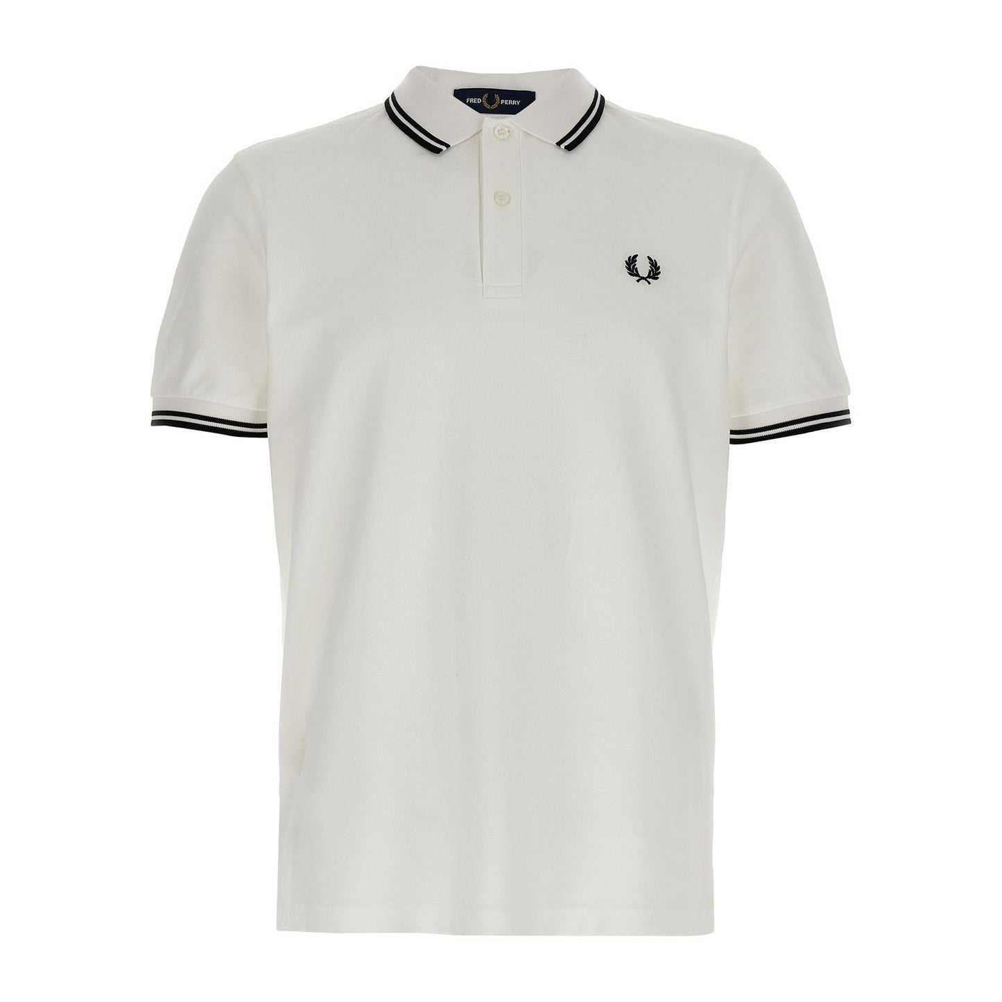 Comme Des Garçons White Cotton Polo Shirt