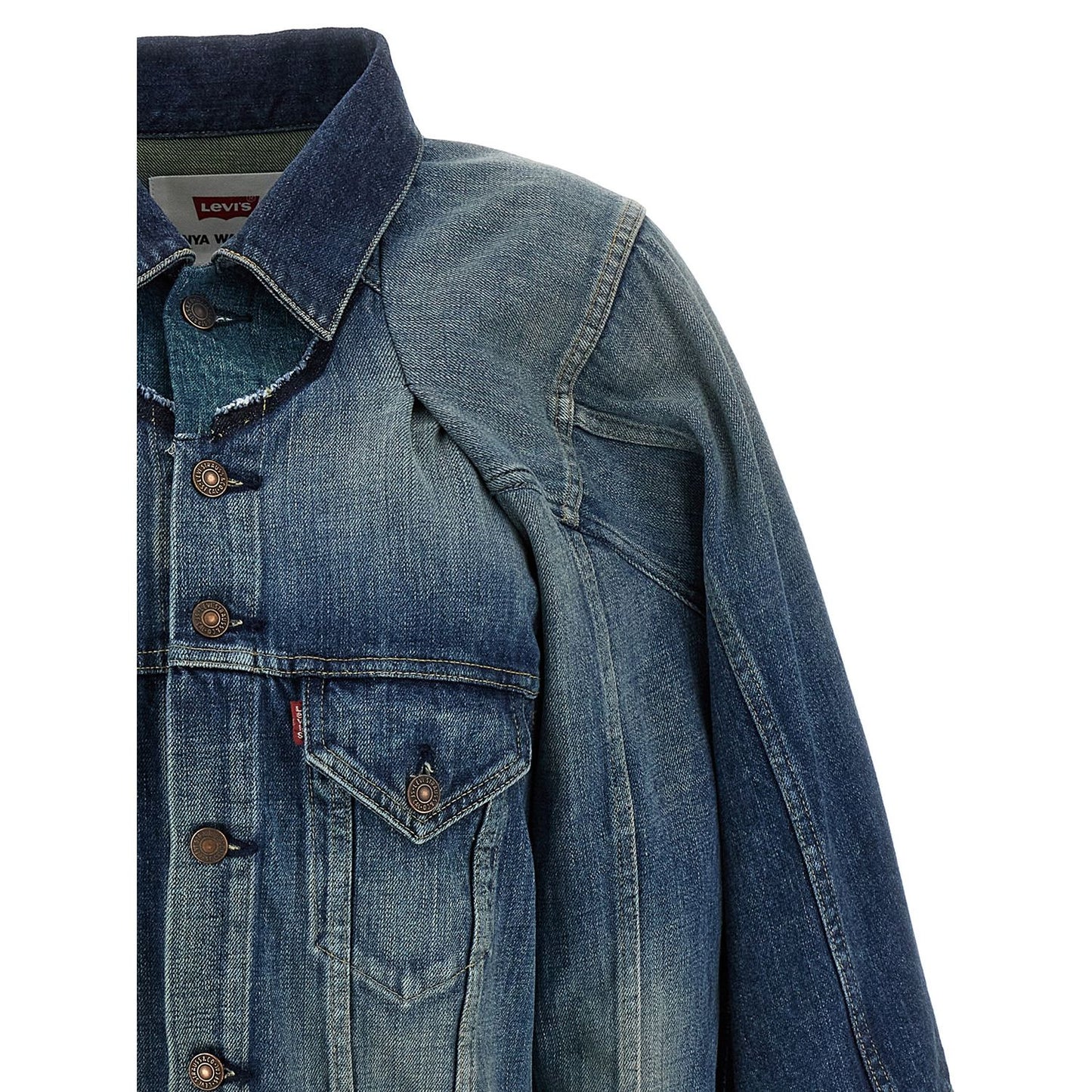 Junya Watanabe Blue Cotton Denim Jacket