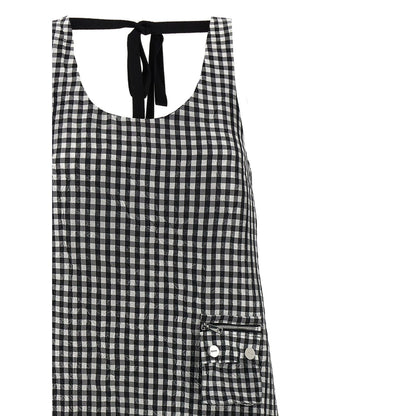 Ganni Black Polyester Midi Dress