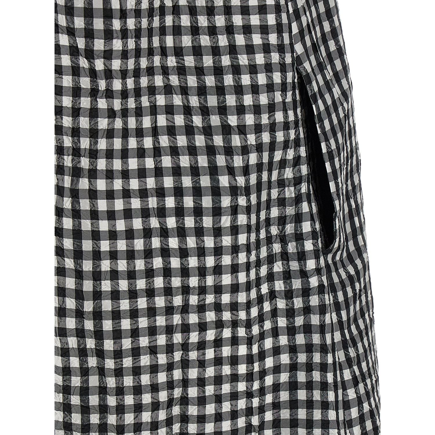 Ganni Black Polyester Midi Dress