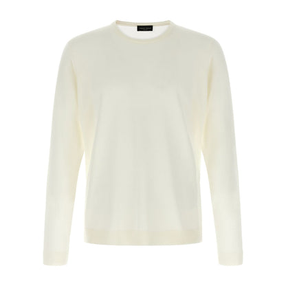Roberto Collina Beige Merino Wool Cardigan