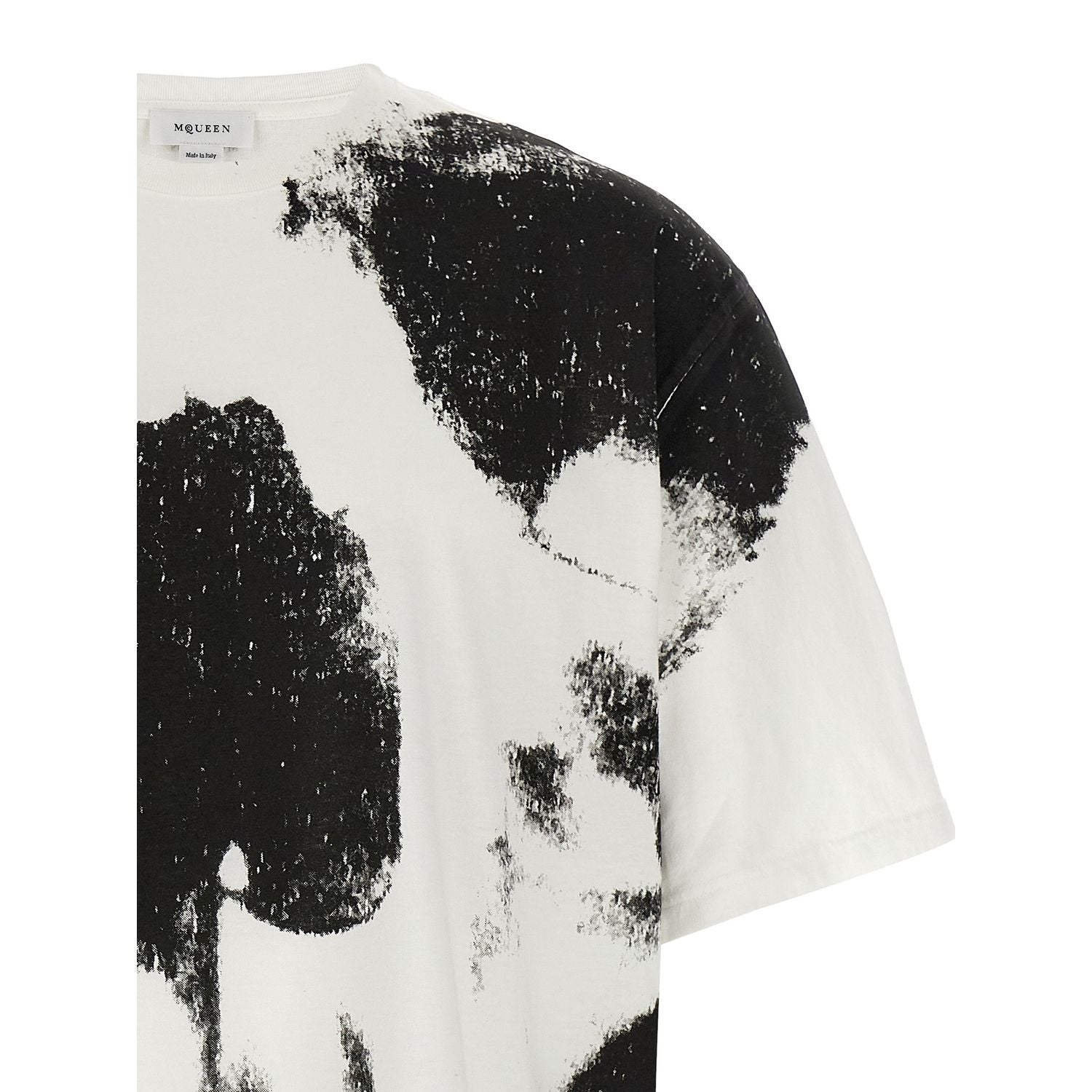 Alexander McQueen Bicolor Cotton T-Shirt