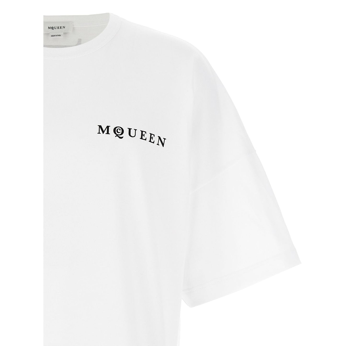 Alexander McQueen Bicolor Cotton T-Shirt