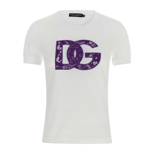 Dolce & Gabbana White Cotton T-Shirt