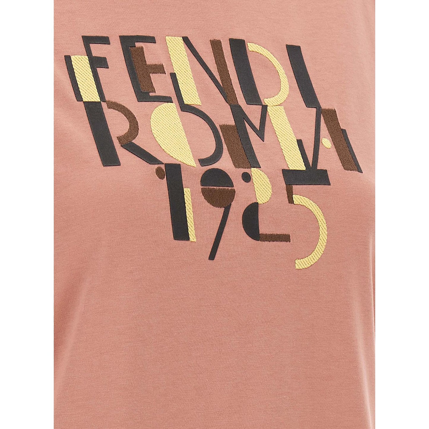 Fendi Multicolor Cotton T-Shirt
