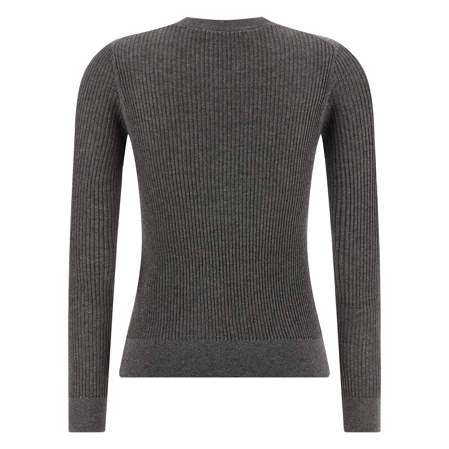 Max Mara Gray Silk Cardigan