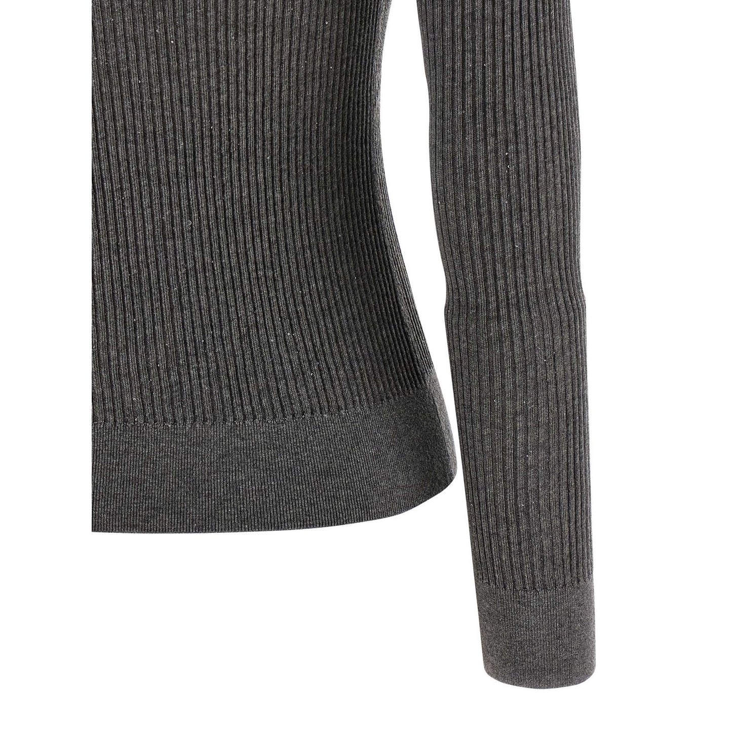 Max Mara Gray Silk Cardigan
